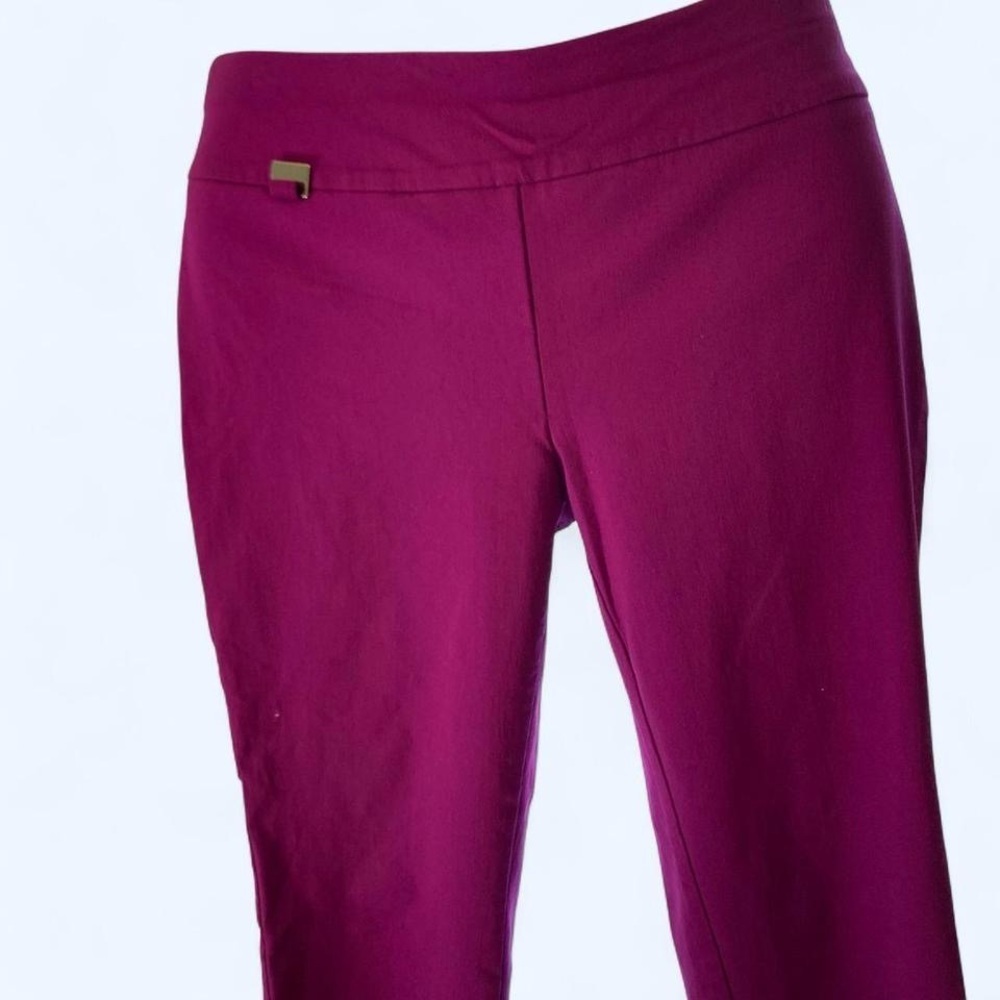 Alfani Women's Vibrant Magenta Cropped Pants L